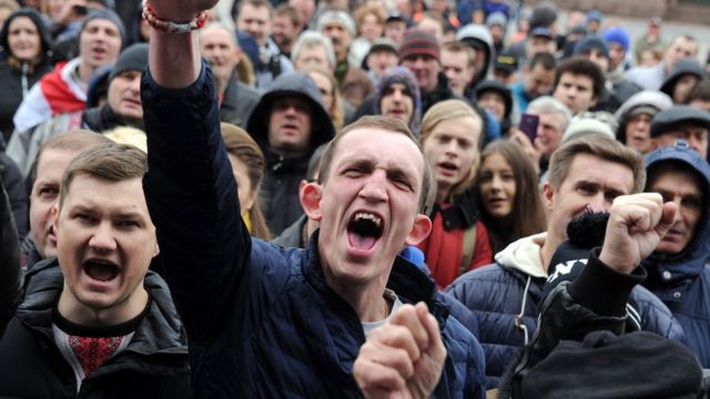 Оппозиционная демонстрация в Минске, 1 мая